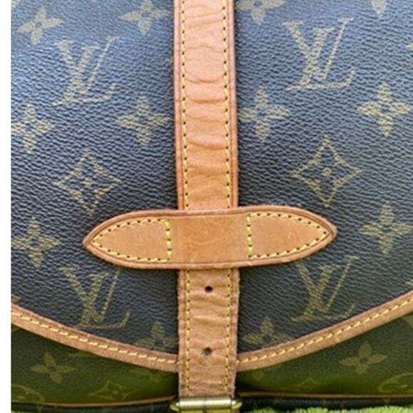 Authentic Louis Vuitton Samur 35 Double Saddle Bag Messenger Unisex Excellent - Picture 7 of 14